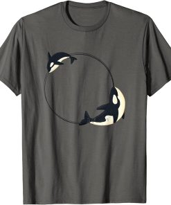 Cute Orca Design Funny Sea Animal Whale Orcas Men Women T-Shirt