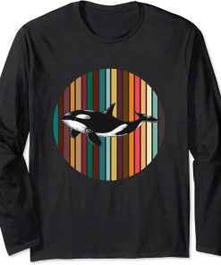 Retro Orca Long Sleeve T-Shirt