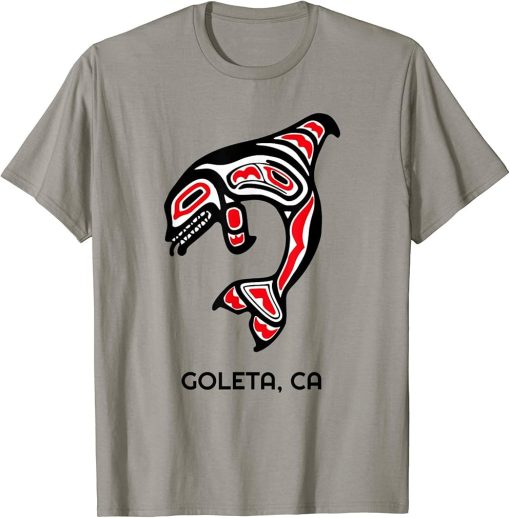 California Goleta Native American Orca Killer Whales Gift T-Shirt