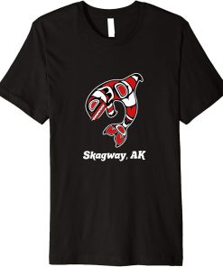 Native American Skagway AK Tribal Orca Killer Whale Premium T-Shirt